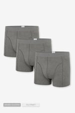 Steve Wolls Erkek Gri 3’Lü Klasik Bambu Boxer - 25101