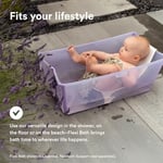 Stokke Flexi Pratik Bebek Banyo Küveti Beyaz/Mavi