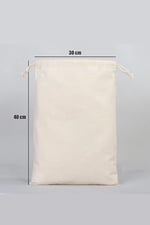 stonehill Büzgülü Ham Bez Ayakkabı Torbası 30x40 cm. 2 Adet (Baskısız)