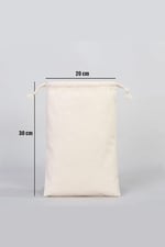 stonehill Patates, Soğan ve Sarmısak Saklama Torbası, 3'lü Set, Ham Bez Kumaş, Çekme İpli