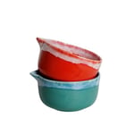 Stoneware Matcha Kasesi - El Yapımı Seramik Chawan (Turkuaz)