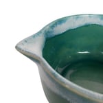 Stoneware Matcha Kasesi - El Yapımı Seramik Chawan (Turkuaz)