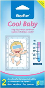 Stopever Coolbaby Ateş Düşürmeye Yardımcı Plaster (2 x 2 Adet) - Seçenekler: 2 x 2 adet, 6 adet
