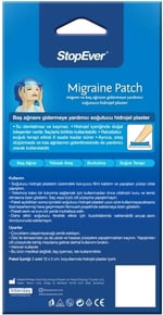 StopEver Migren Patch – Soğutucu Hidrojel Plaster, 2'li Paket | Migren & Baş Ağrısı İçin 6 Saat Etkili | İlaç İçermez | (2x2)