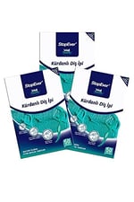 StopEver Well Tooth Kürdanlı Diş İpi 3'lü Paket | Nane Aromalı | 150 Adet (3 x 50) | Diş Arası Temizliği, Ağız Hijyeni ve Günlük Kullanım için İdeal