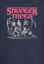Stranger Things Bisiklet Yaka Tişört Kadın