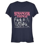 Stranger Things Bisiklet Yaka Tişört Kadın