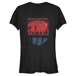 Stranger Things Bisiklet Yaka Tişört Kadın