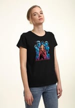 Stranger Things Grup Bisiklet Yaka Tişört Kadın