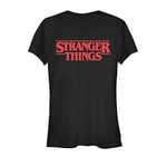 Stranger Things - Stranger Things Yazılı Bisiklet Yaka Tişört Kadın