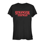 Stranger Things - Stranger Things Yazılı Bisiklet Yaka Tişört Kadın