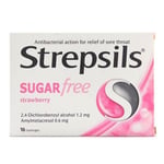 Strepsils Şekersiz Çilek Aromalı 16 Pastıl