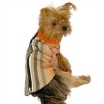 Stripe Orange Su itici Yağmurluk Köpek Yağmurluğu KARIŞIK ÇOK RENKLİ S