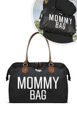 Stylo Bebek Bakım Kadın Omuz Çantası + Popi Anne Kadın Sırt Çantası Termos Çanta Hediye (POPİMOMMYSİYAH)