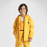 Su Geçirmez Çocuk Yağmur Montu Polar Astarlı Kapüşonlu Çocuk Yağmurluk Pure Mustard - Seçenekler: 98-104, 110-116, 122-128