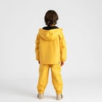 Su Geçirmez Çocuk Yağmur Seti | Polar Astarlı Yağmur Montu ve Yağmur Tulumu | Pure Mustard - Seçenekler: 98-104, 110-116, 122-128