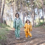 Su Geçirmez Çocuk Yağmur Seti | Polar Astarlı Yağmur Montu ve Yağmur Tulumu | Pure Mustard - Seçenekler: 98-104, 110-116, 122-128