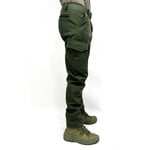 Su-Rüzgar Geçirmez Haki Softshell Pantolon
