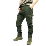 Su-Rüzgar Geçirmez Haki Softshell Pantolon