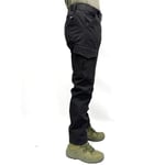 Su-Rüzgar Geçirmez Siyah Softshell Pantolon