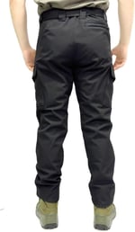 Su-Rüzgar Geçirmez Siyah Softshell Pantolon