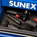 Sunex 224XD 1.3cm Drive 6-Point Extra Deep Impact Socket - 1.9cm