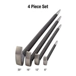 Sunex sun9804 Rolling-head Pry Bar Seti, 4 Adet