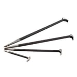 Sunex sun9804 Rolling-head Pry Bar Seti, 4 Adet