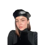 Suni Deri Kadın Şapka, Ressam Beresi,Bere, Fransız Beresi