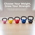 Sunny Health & Fitness Vinil Kaplamalı Kettlebell, Güç Ağırlık Antrenmanı ve Savurma Egzersizi için