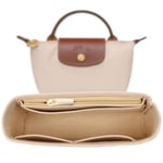 Sunshine smile Le Pliage Organizer Mini,Longchamp çanta mini için düzenleyici, Longchamp mini için çanta düzenleyici, Longchamp çanta kadınlar için mini boyut, organizer, tekli mini
