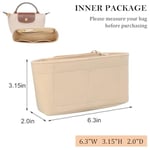 Sunshine smile Le Pliage Organizer Mini,Longchamp çanta mini için düzenleyici, Longchamp mini için çanta düzenleyici, Longchamp çanta kadınlar için mini boyut, organizer, tekli mini