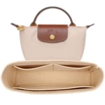 Sunshine smile Le Pliage Organizer Mini,Longchamp çanta mini için düzenleyici, Longchamp mini için çanta düzenleyici, Longchamp çanta kadınlar için mini boyut, organizer, tekli mini