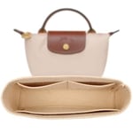Sunshine smile Le Pliage Organizer Mini,Longchamp çanta mini için düzenleyici, Longchamp mini için çanta düzenleyici, Longchamp çanta kadınlar için mini boyut, organizer, tekli mini