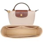 Sunshine smile Le Pliage Organizer Mini,Longchamp çanta mini için düzenleyici, Longchamp mini için çanta düzenleyici, Longchamp çanta kadınlar için mini boyut, organizer, tekli mini