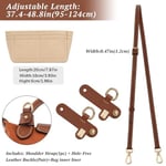 Sunshine Smile Longchamp çantası için düzenleyici, kadınlar için omuz askısı, taşıma kayışı, mini çanta düzenleyici (Bej)