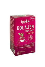 Süper Çay, 18 Piramit Poşet Çay, Erken Hasat El Yapımı Yeşil Çay, Vitamin ve Minareller ile Güçlendirilmiş, Prebiyotikli ve Kolajenli Yeşil Çay (Kolajenli Yeşil Çay)