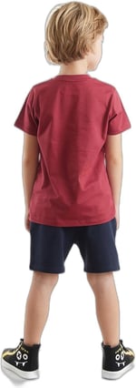 Süper Güçlü Erkek Çocuk T-shirt Şort Takım