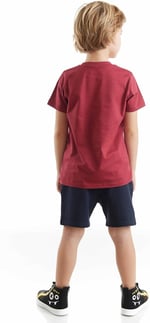 Süper Güçlü Erkek Çocuk T-shirt Şort Takım