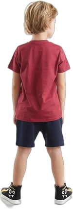 Süper Güçlü Erkek Çocuk T-shirt Şort Takım