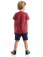 Süper Güçlü Erkek Çocuk T-shirt Şort Takım