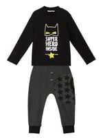Süper Kahraman Erkek Çocuk T-shirt Pantolon Takım