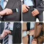 Süper Slim Hakiki Deri Kartlık, Para Cepli Unisex, Ince, Kadın Erkek Kredi Kartlık Cüzdan (Fındık, 6'lı Kartlık)