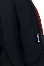 Superbag Sırt Çantası Siyah-fosforlu Portakal Seyahat Kurs Okul Günlük Kullanım