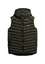 Superdry Erkek Fuji Kapitone Yelek Kapüşonlu