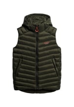 Superdry Erkek Fuji Kapitone Yelek Kapüşonlu