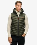 Superdry Erkek Fuji Kapitone Yelek Kapüşonlu
