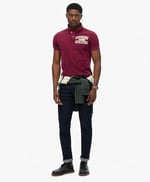 SUPERDRY Regular Fit Baskılı Polo T-Shirt Vintage Athletic Polo, 5003297705