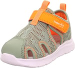 Superfit 000481 Wave Haki Çocuk Sandalet, 7500 HELLGRÜN/ORANGE, 24