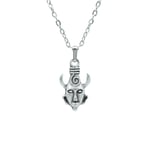 Supernatural - Dean - Winchester Erkek Kadın Kolye Antik Gümüş Kaplama - 60 cm Düz Zincir